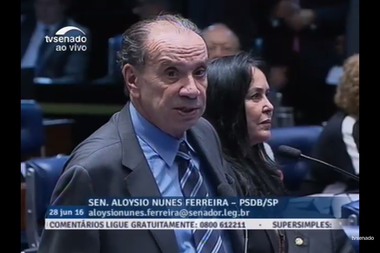 Senador Aloysio Nunes (PSDB-SP)